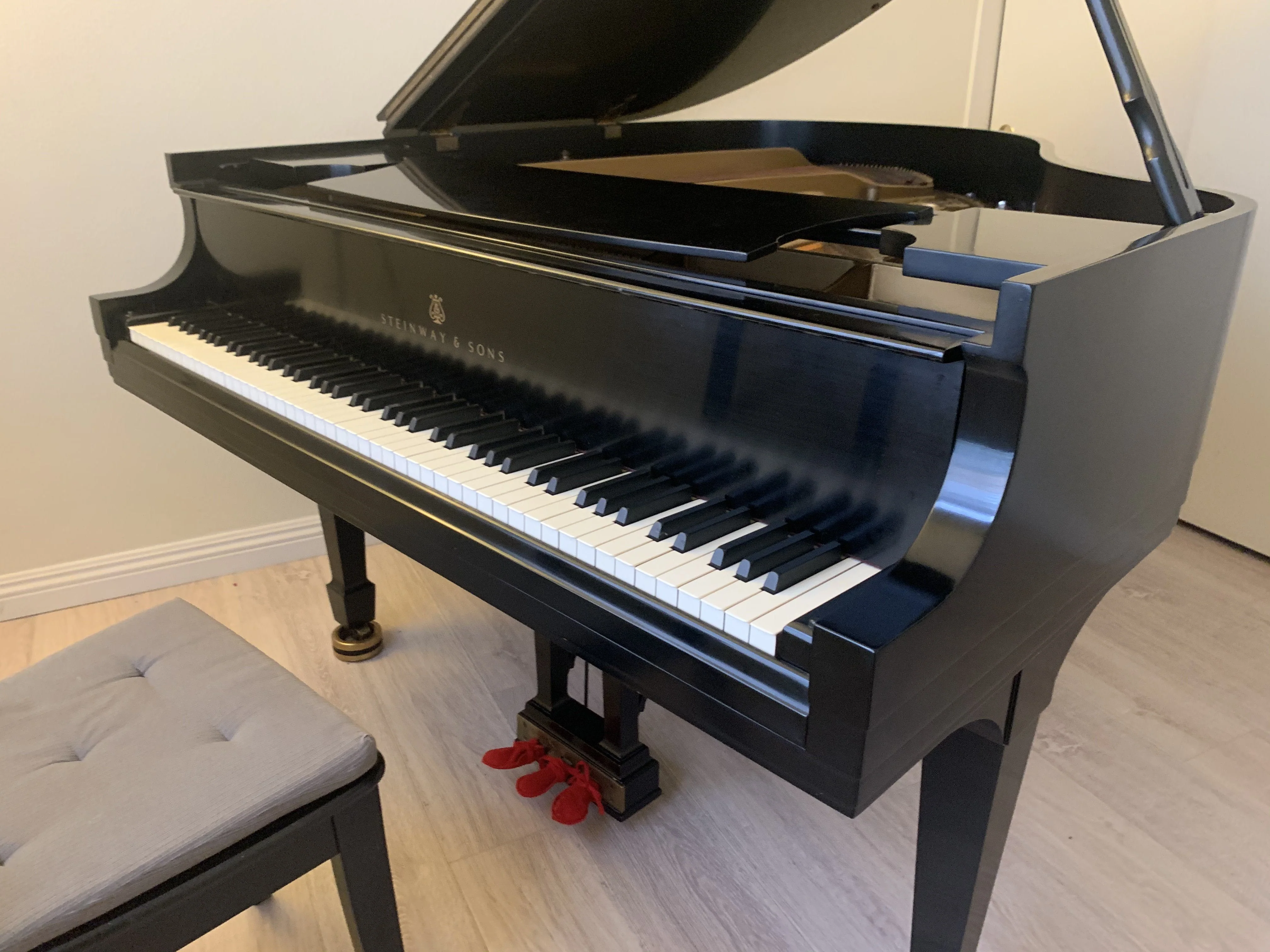1937 Steinway Model S Grand Piano | Ebony - Image 2