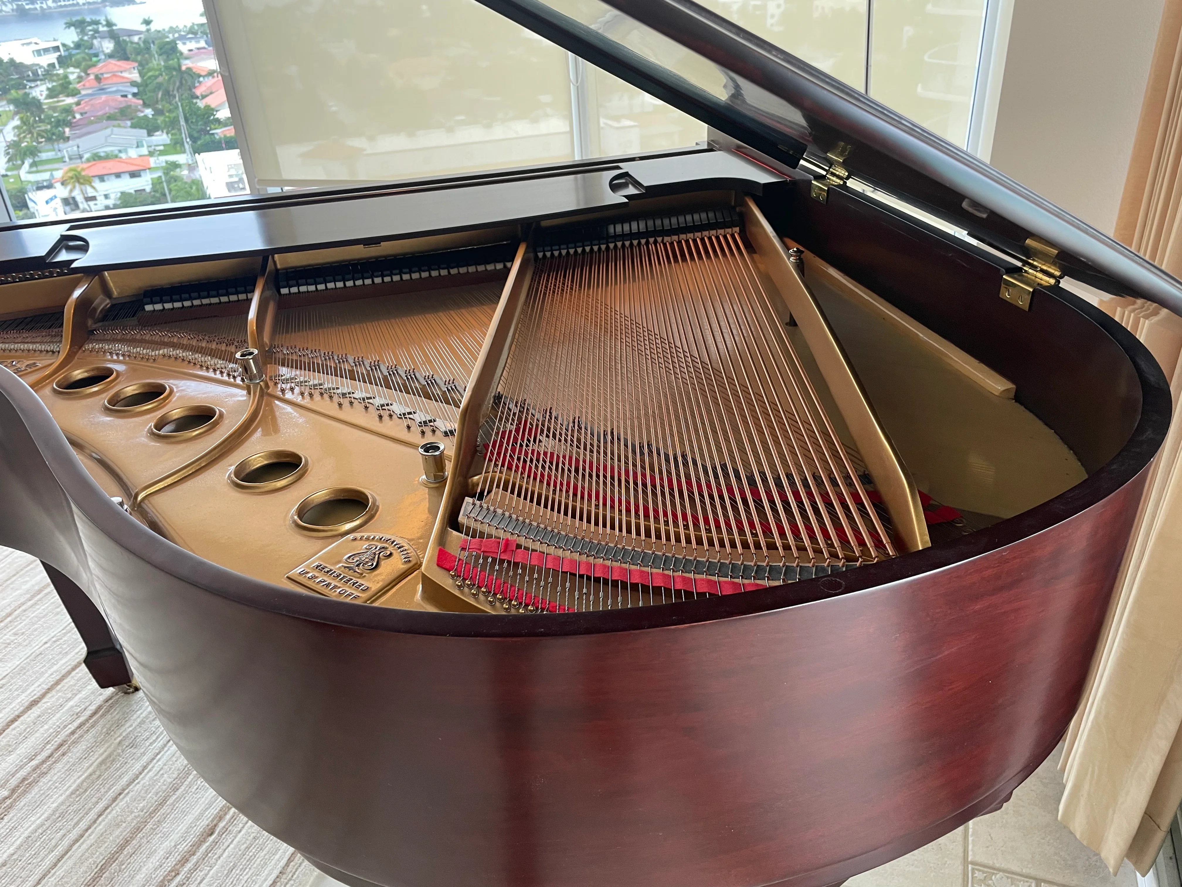 Steinway Model S | Located in Miami | Dark Brown Finish - Image 5