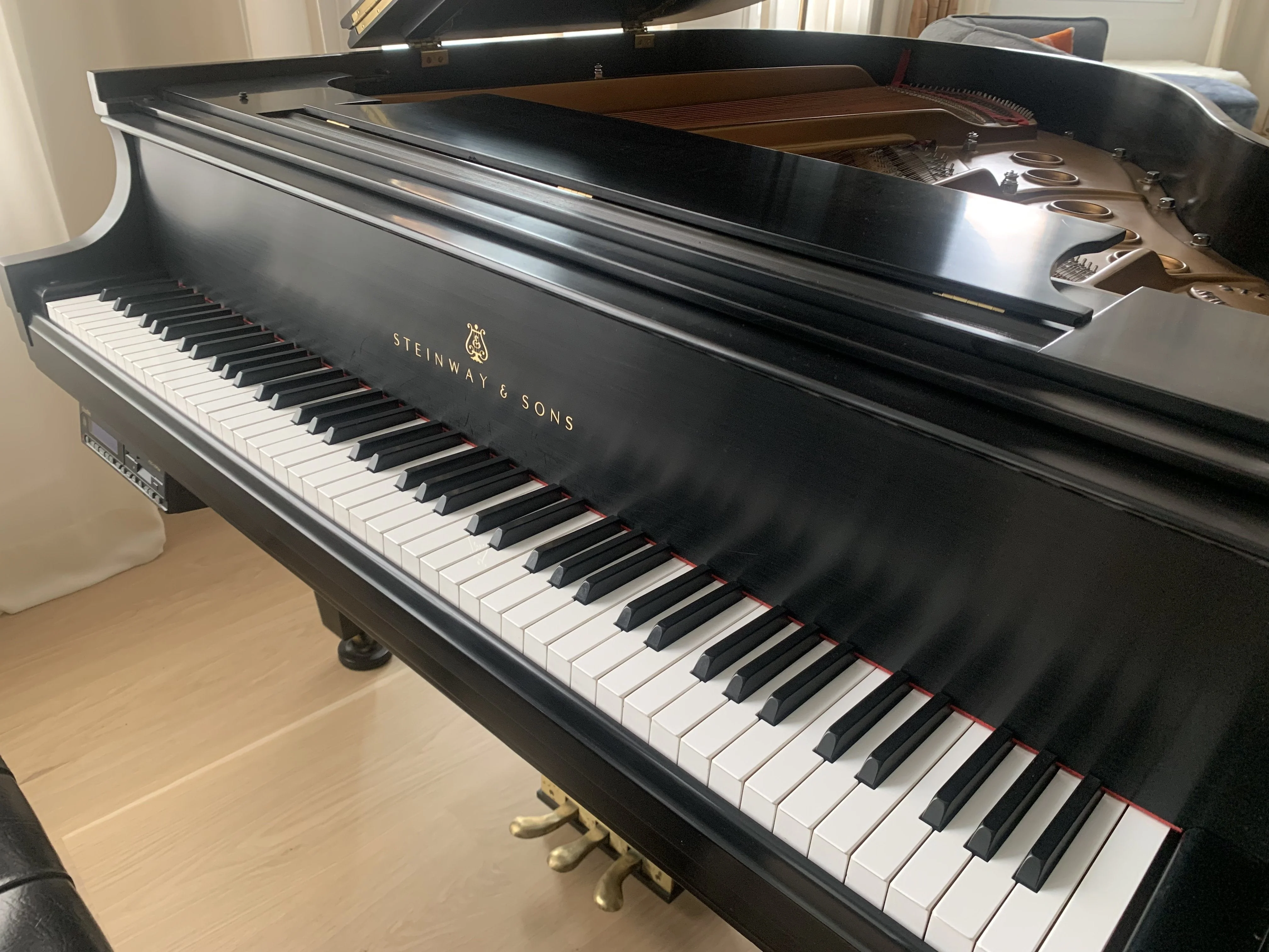 1966 Steinway Model S | Ebony - Image 4