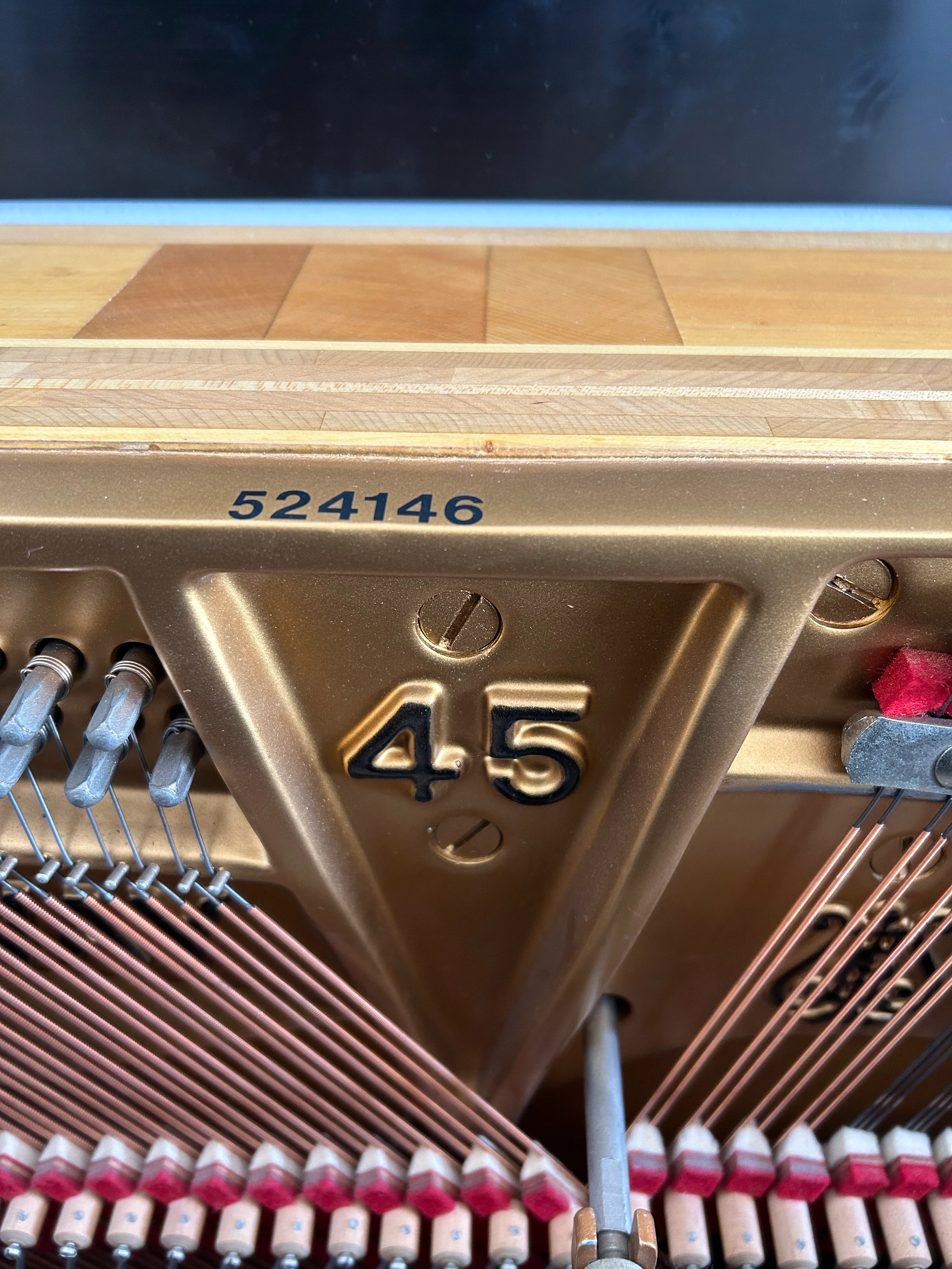 1993 Steinway Upright Model 1098 | Ebony - Image 3