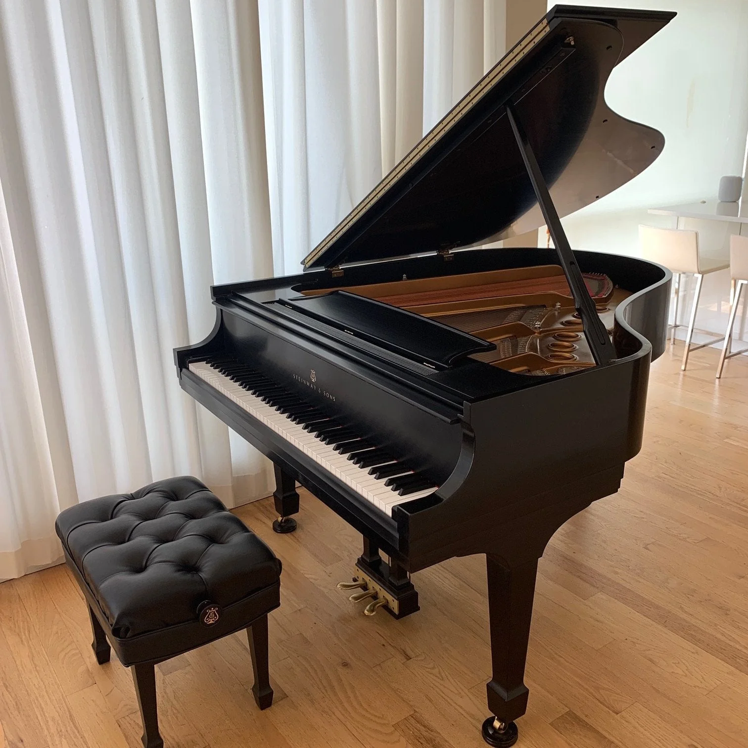 1997 Model M Grand Piano Ebony | New York - Image 4