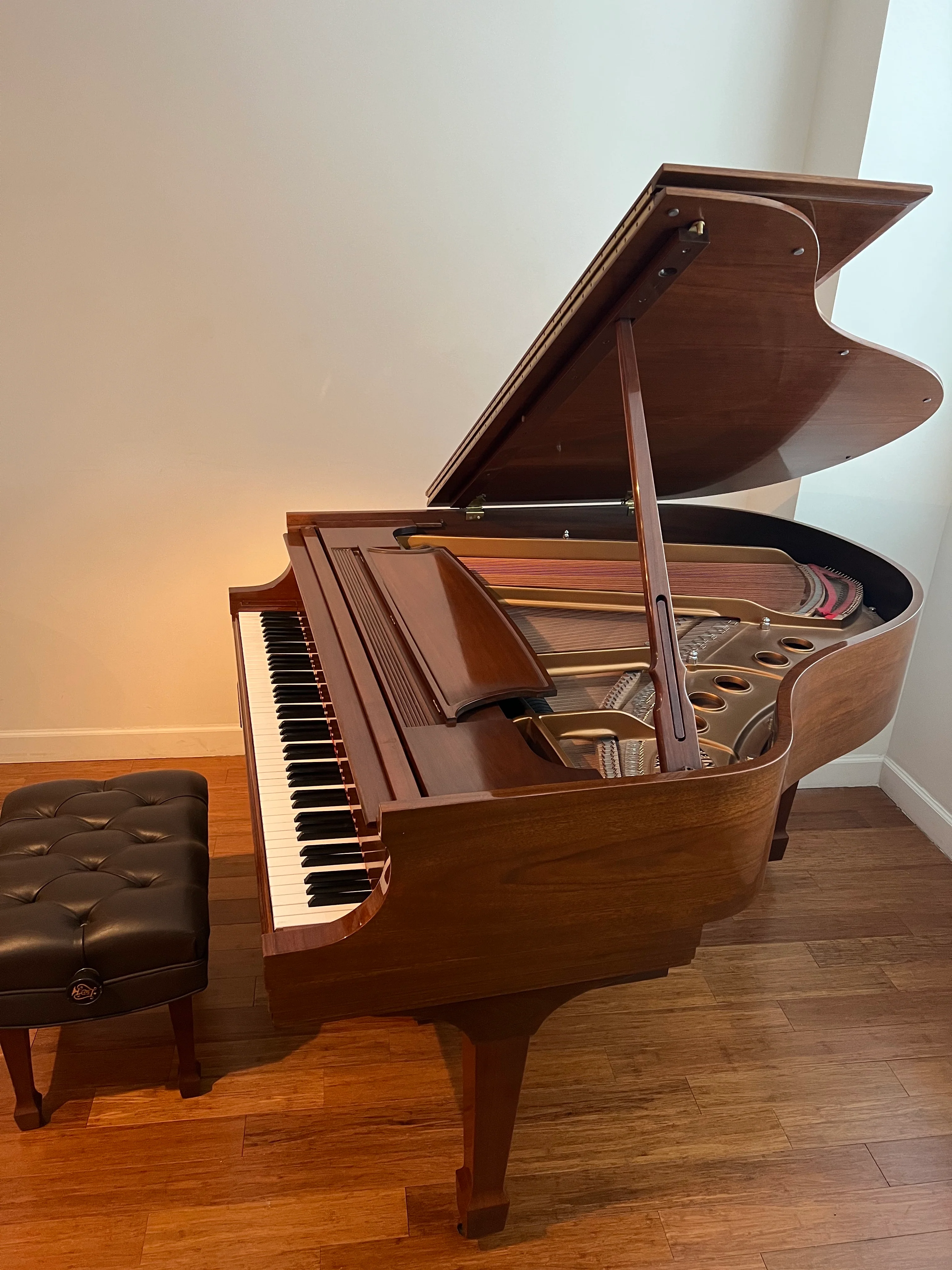 2000 Steinway Grand Piano Model S | Walnut Crown Jewel Collection - Image 2