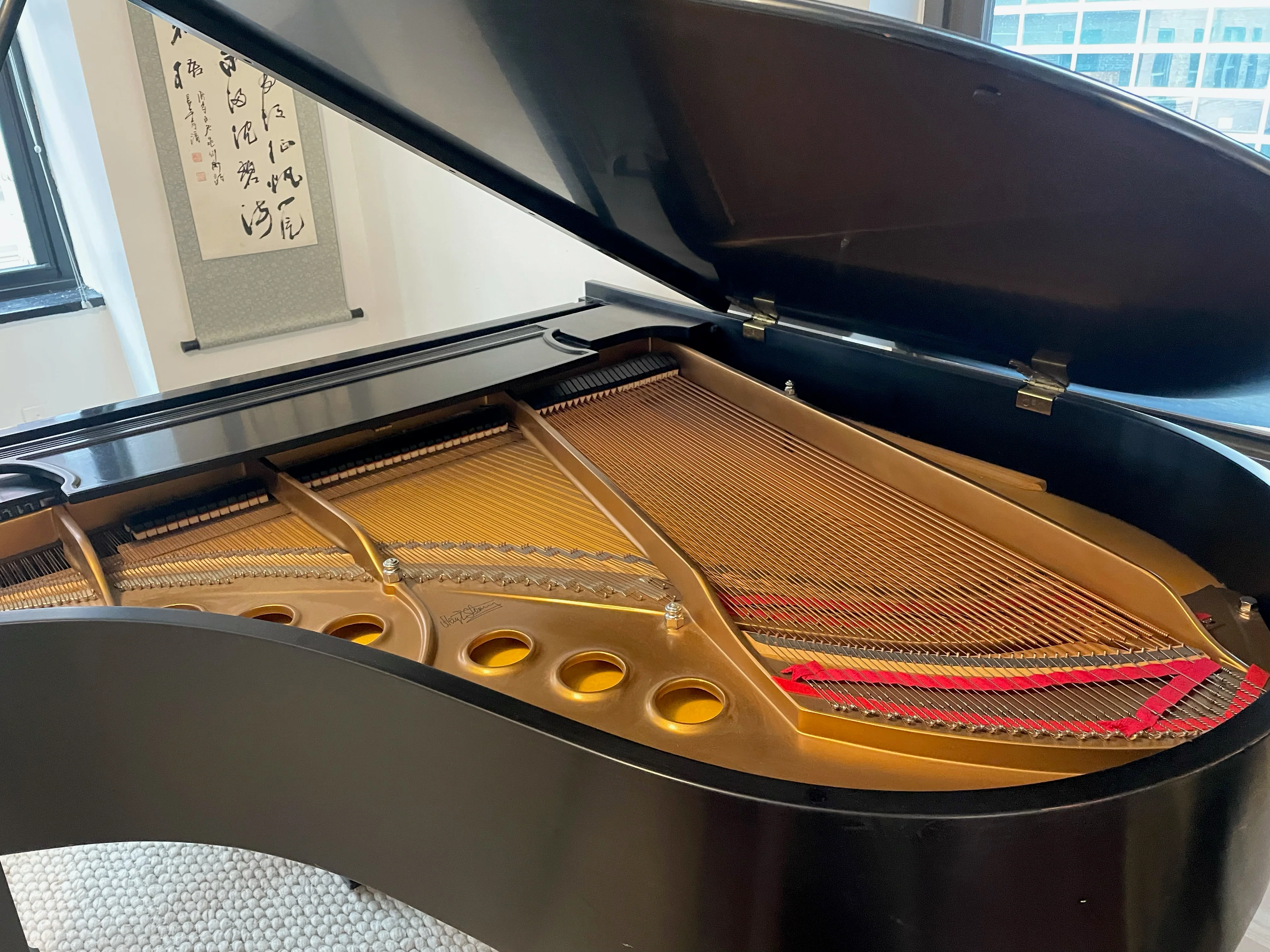 2000 Steinway Model M with Signature | Ebony - Image 2