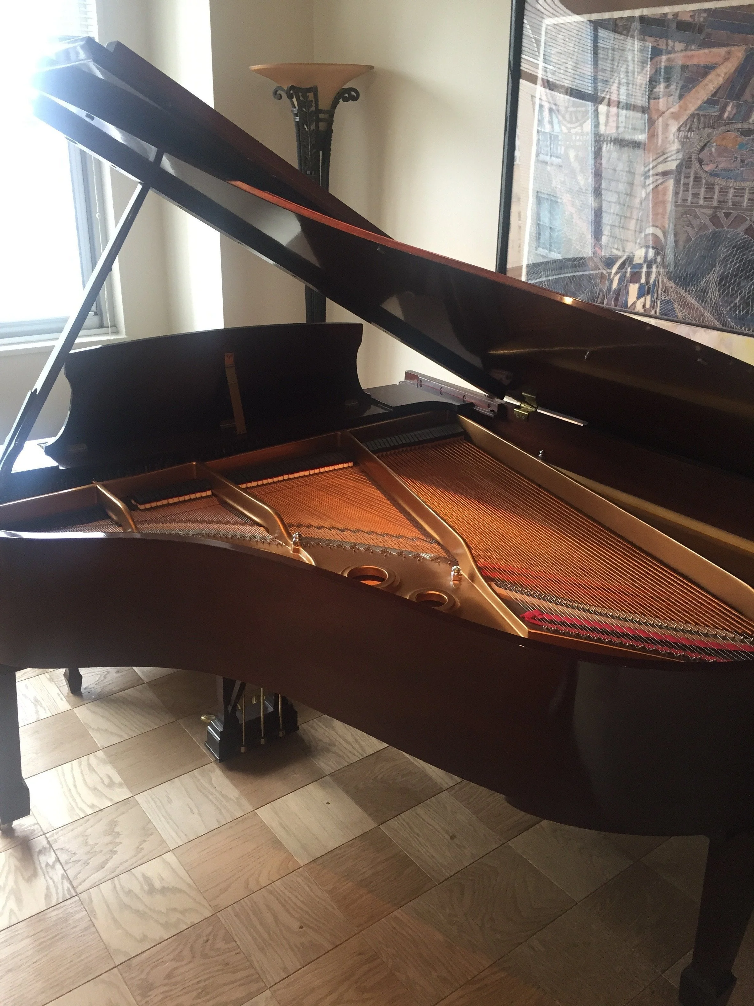 2001 Steinway Grand Piano Model L | Mahogany - Image 4