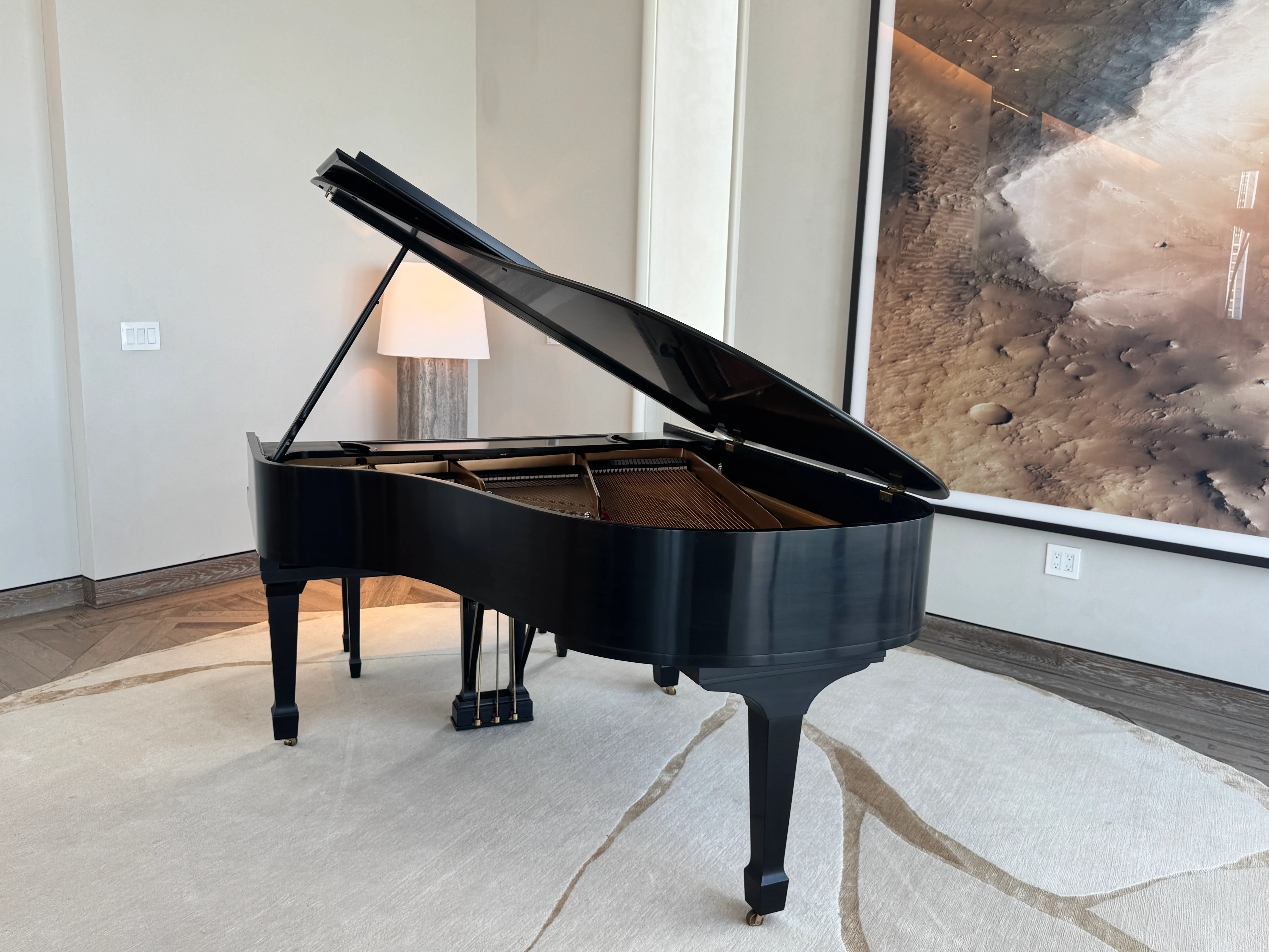 2002 Steinway Model L | Ebony - Image 5