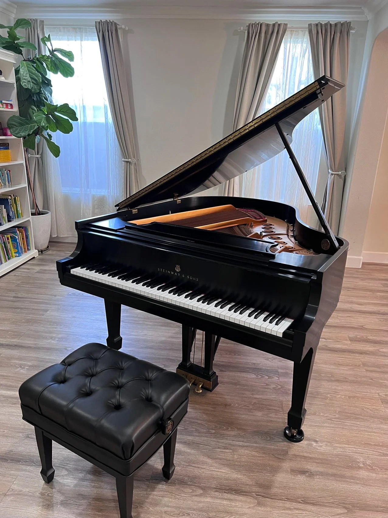 2004 Steinway Model M Grand Piano | 150th-Anniversary Limited Edition - Image 3