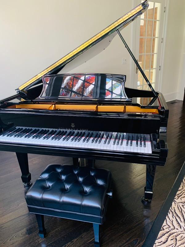 2008 Steinway Model O | High Gloss Ebony - Image 2
