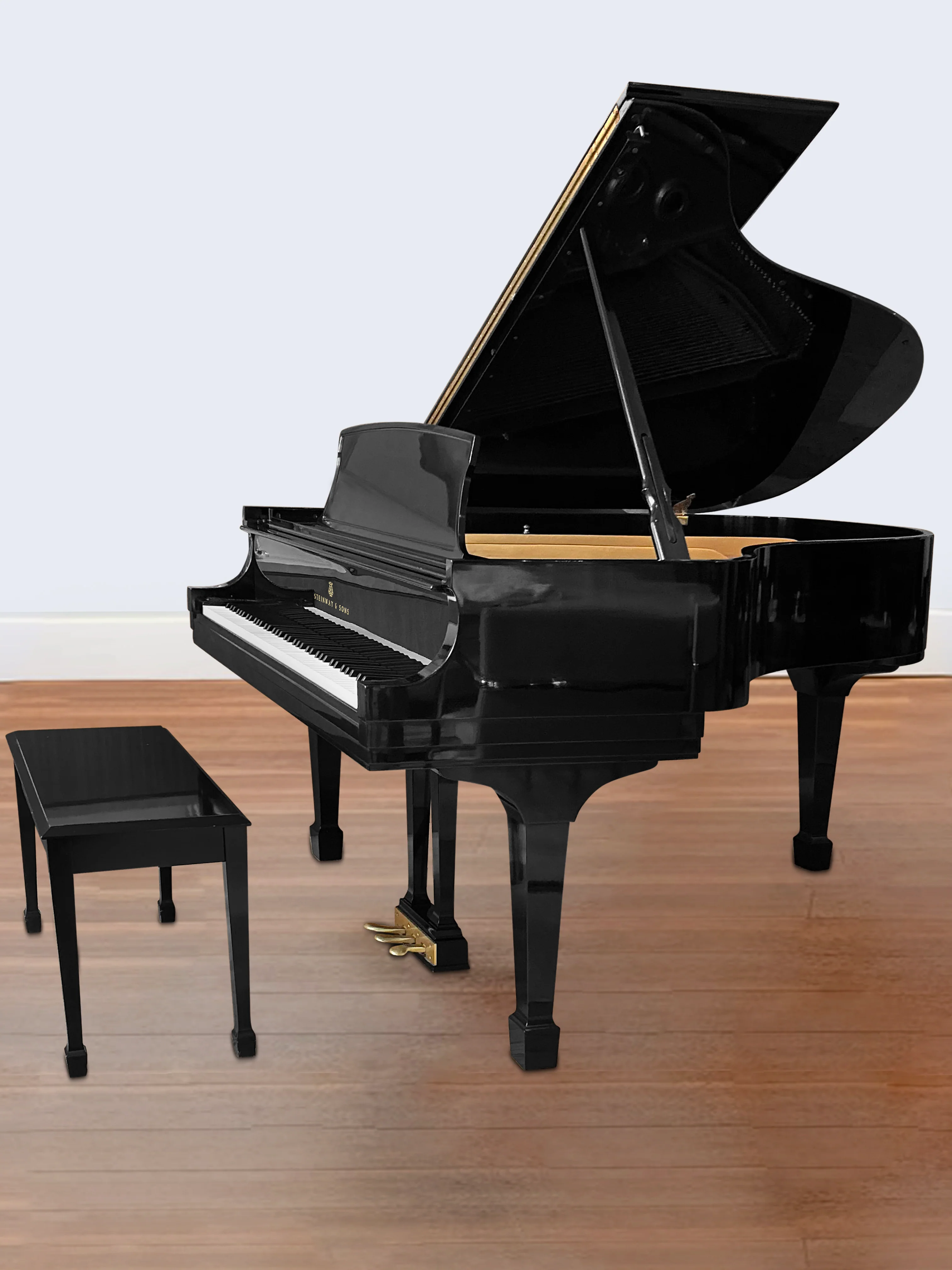 Steinway Model L | 1988 | Ebony - Image 2