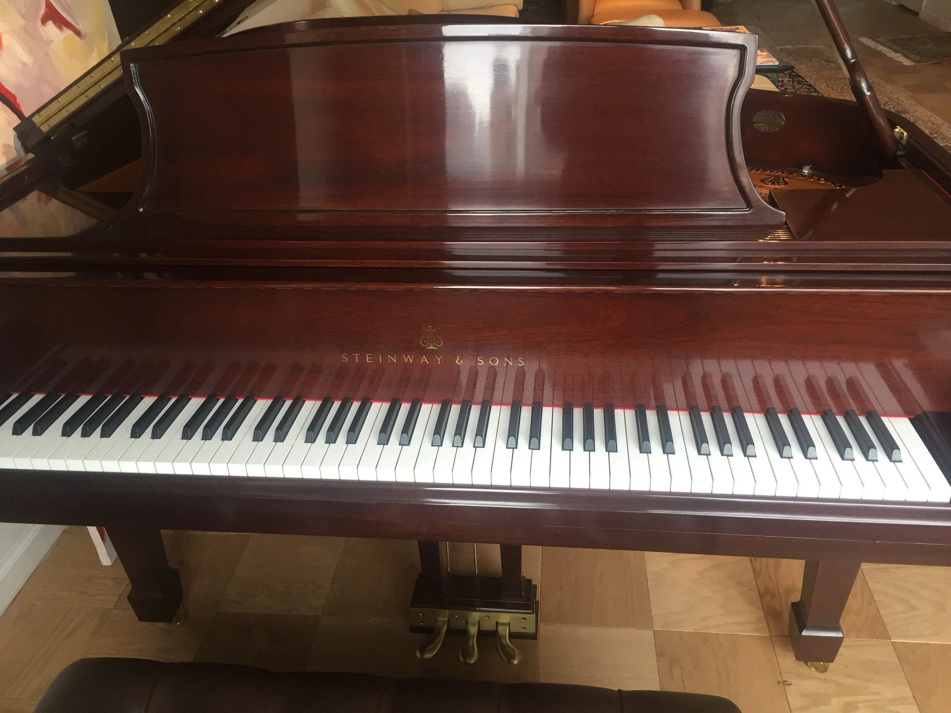 1995 Steinway Model L Grand Piano - Image 3