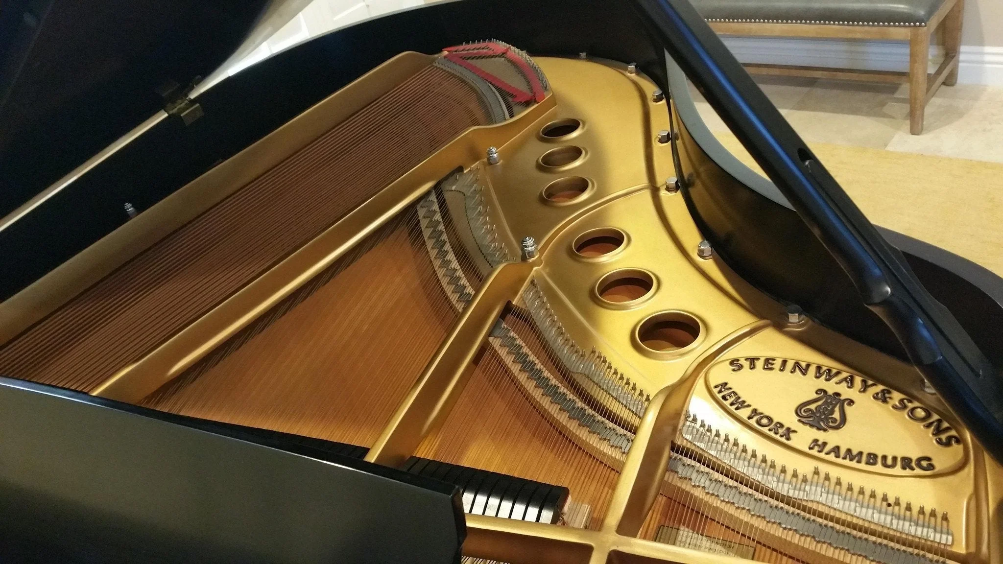 1997 Steinway Model M Grand Piano (Pasadena, Los Angeles, CA) - Image 4