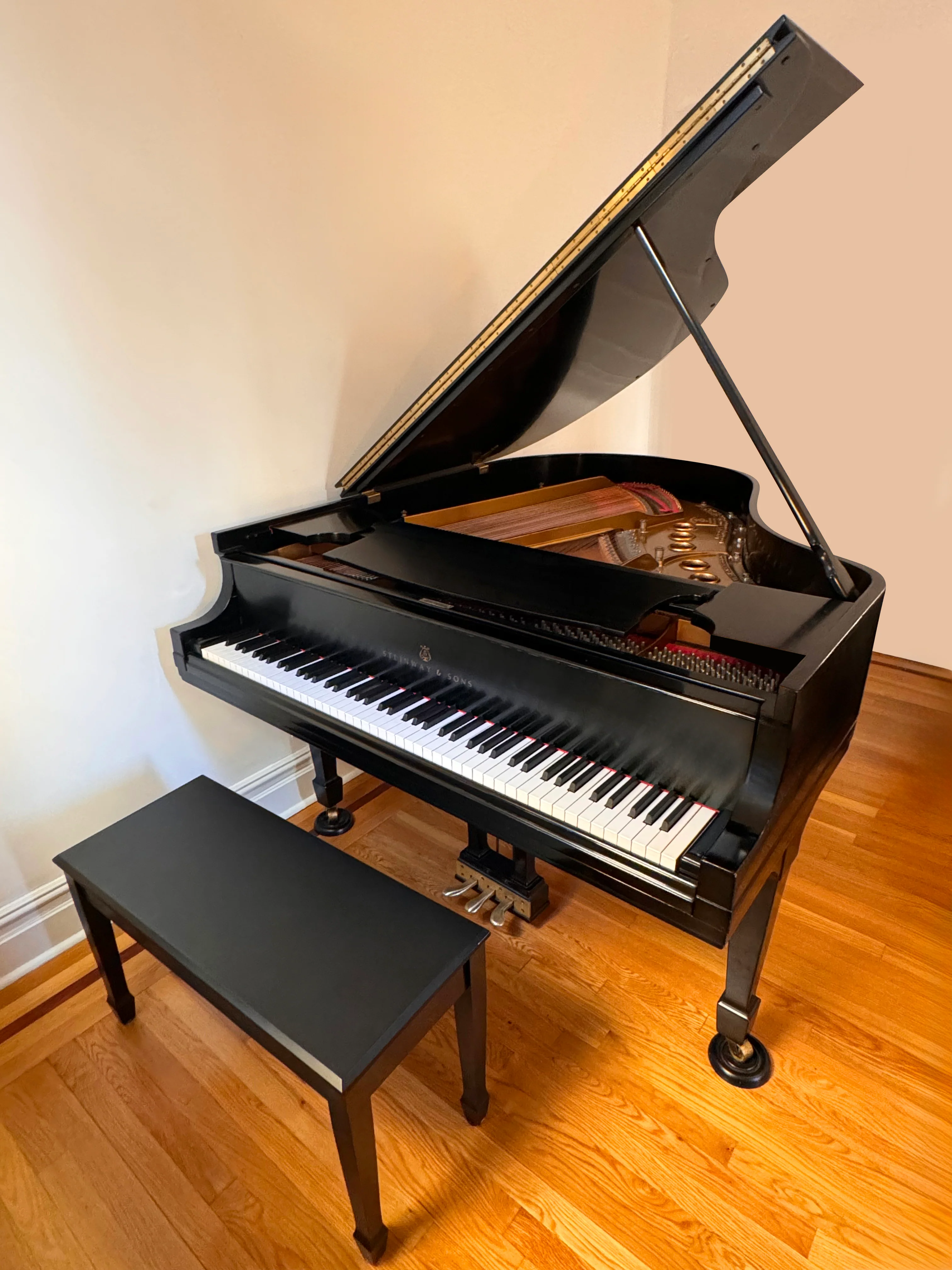 Steinway Model M | Ebony | 1968 - Image 5