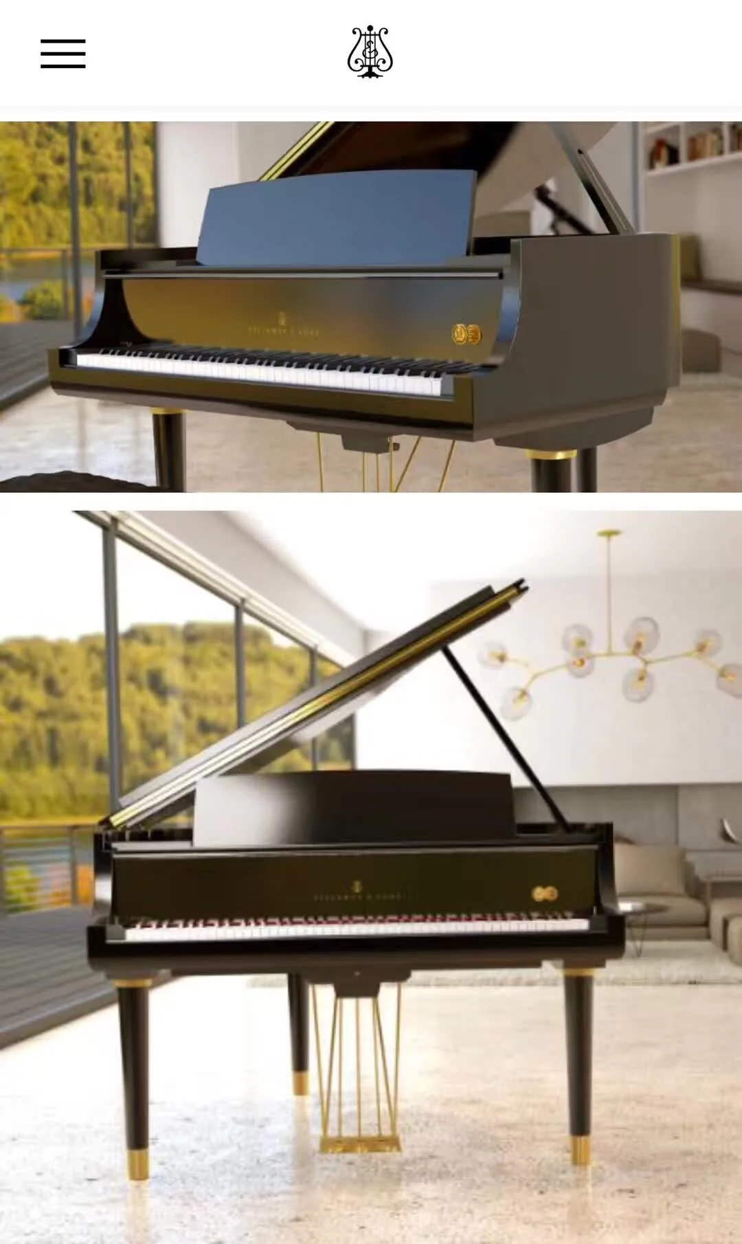 Steinway Teague Sketch 1111 Model M Grand Piano Special Edition | Ebony - Image 3